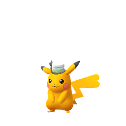 Shiny Pikachu (Meloetta hat) 